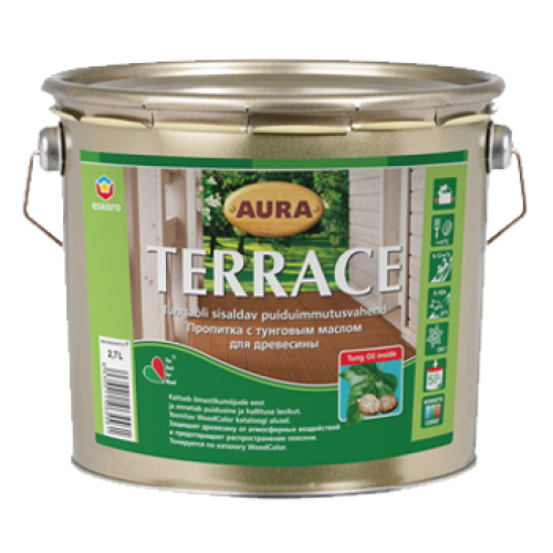 Aura Wood Terrace - Масло для террас 2,7 л